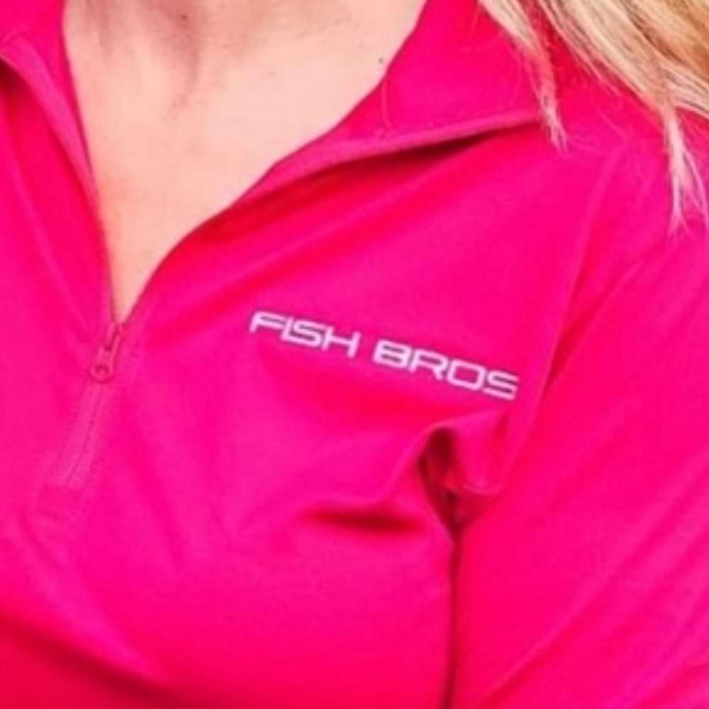 NWT WOMENS Fish, Bros, long sleeve shirt *family business* - Picture 2 of 3